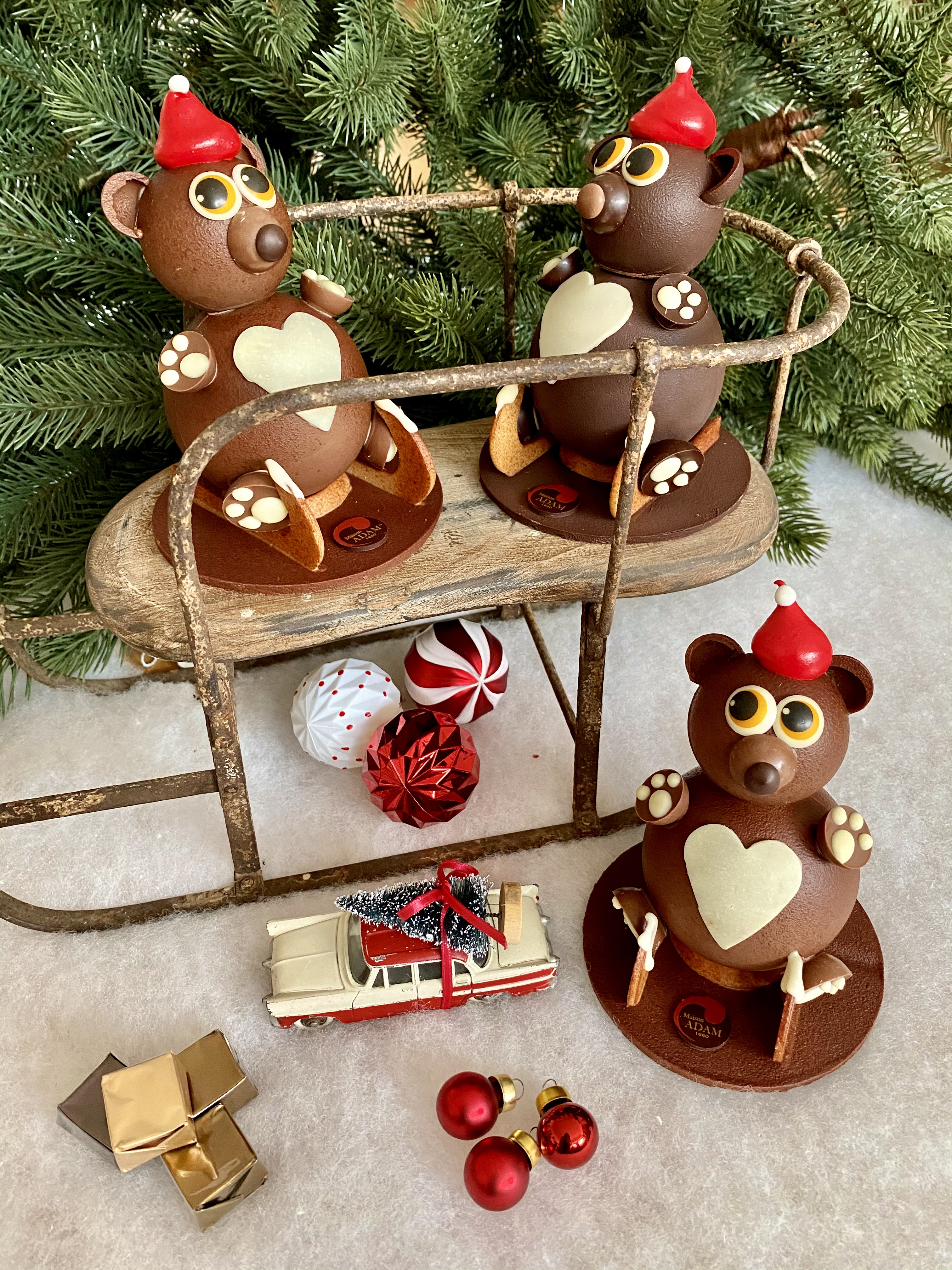 Sujet De Noël, Chocolat Au Lait